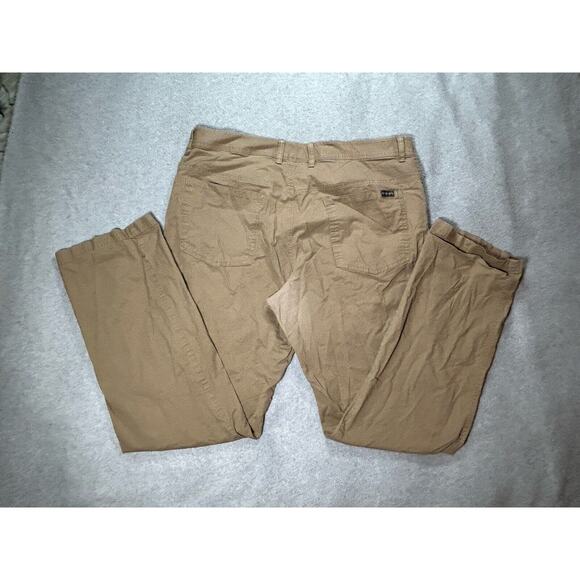 Columbia Hiking Pants Mens W36 L34 Khaki Light weight Breathable Slight Taper - Picture 15 of 16
